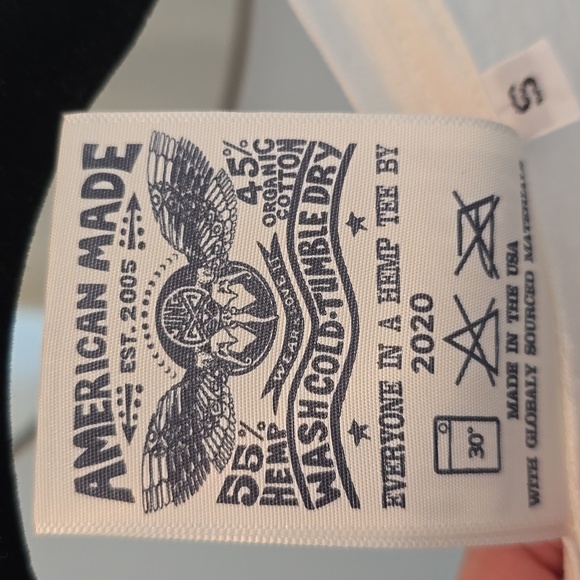 Jungmaven white organic cotton/hemp blend dress sz S - Picture 8 of 8